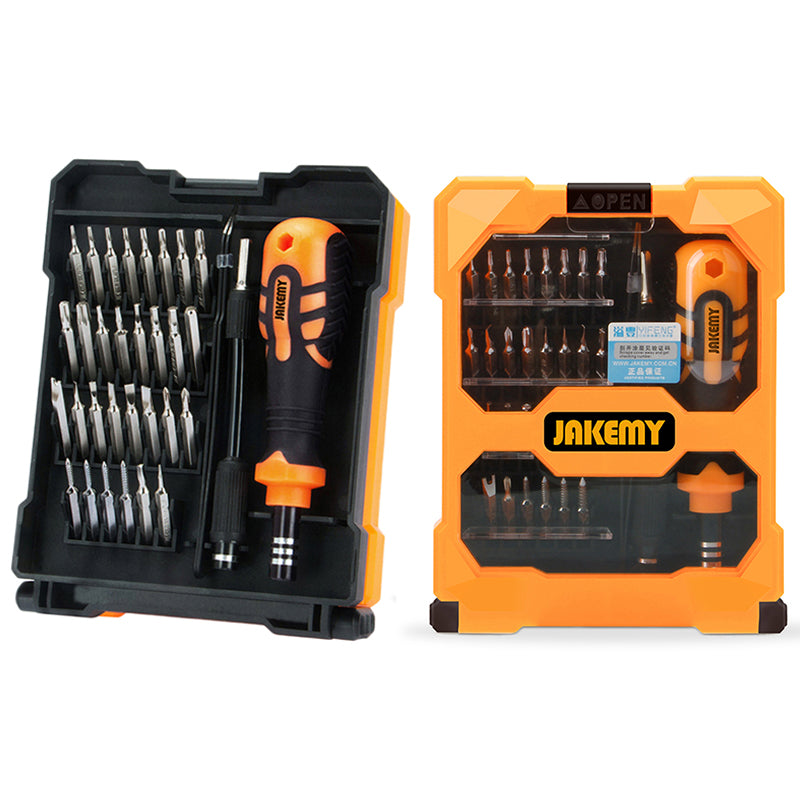 JAKEMY JM-8159 Portable 34-in-1 Precision Screwdriver Set Household Repair Tool Bits for Cellphones Laptops JAKEMY JM-8159 Portable 34-in-1 Precision Screwdriver Set Household Repair Tool Bits for Cellphones Laptops